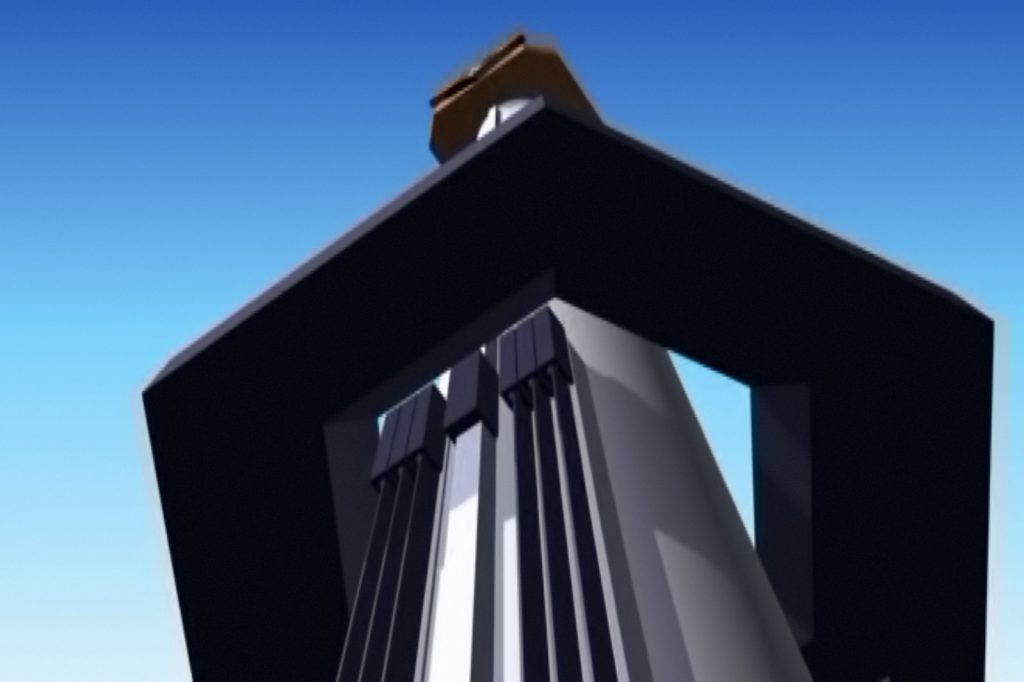 Gyro-Drop-Tower 3D Simulation