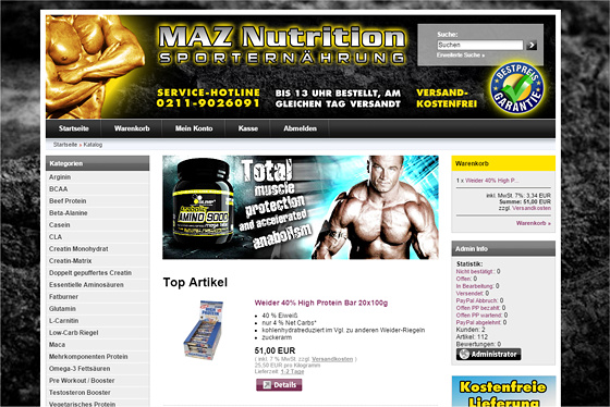 Read more about the article MAZ Nutrition Online Shop