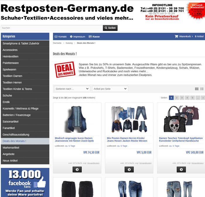 Read more about the article Restposten Germany Relaunch