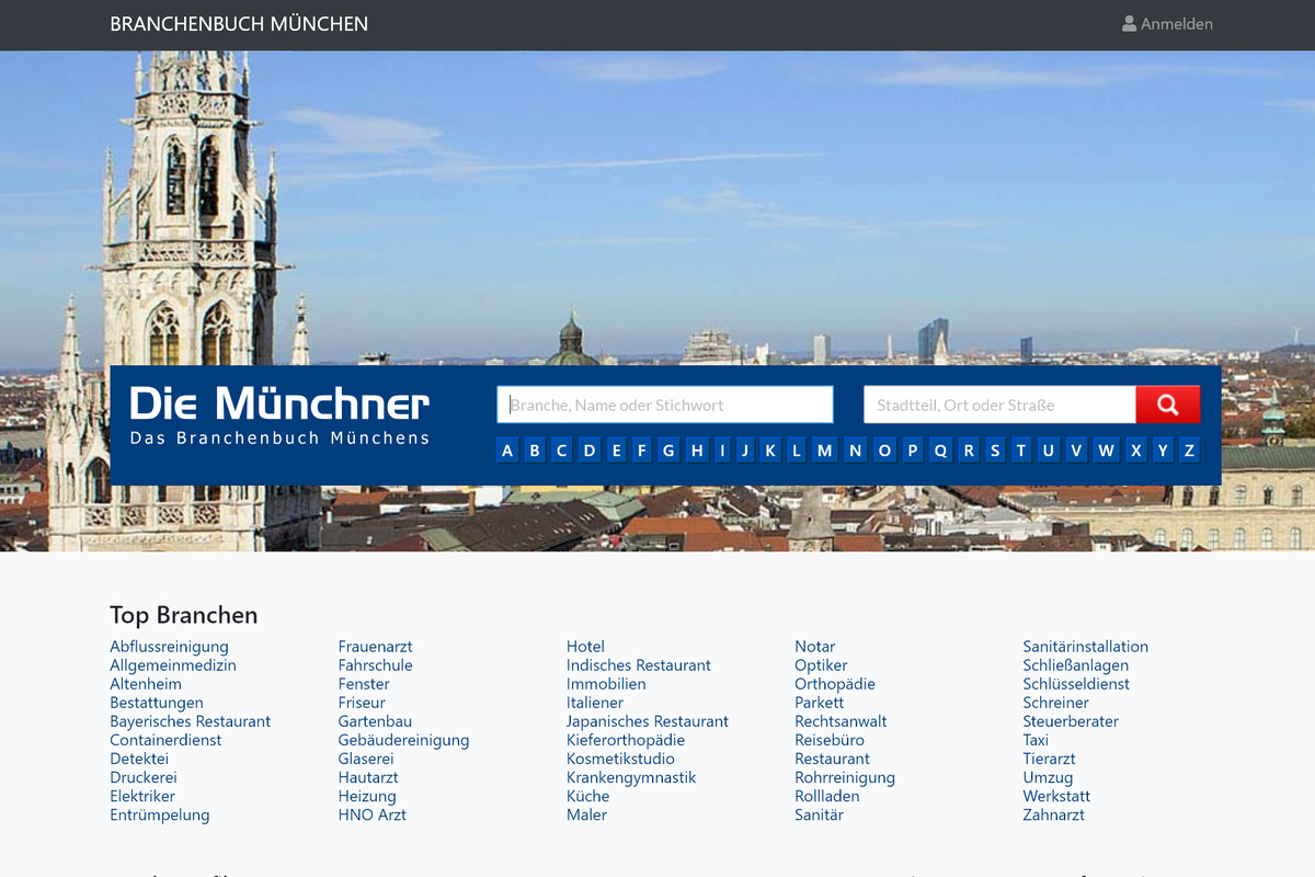 You are currently viewing Die Münchner – das Branchenbuch für München